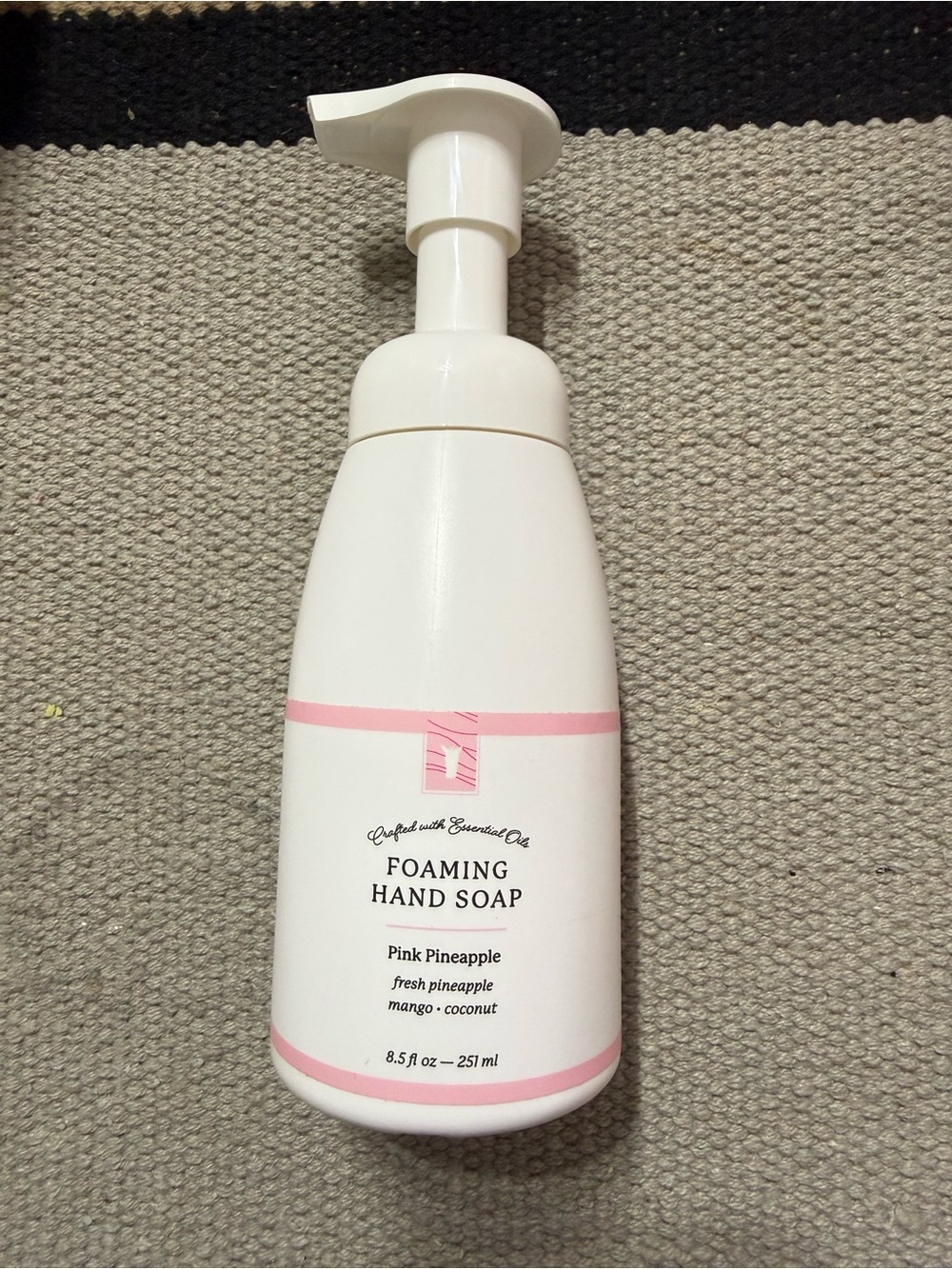 Pink Zebra Foaming Hand Soap Pink Pineapple - White & Pink Bottle